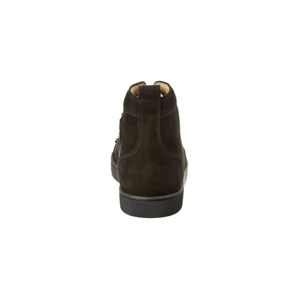 Christian Louboutin Lou Suede Sneaker, Black - Picture 3 of 5